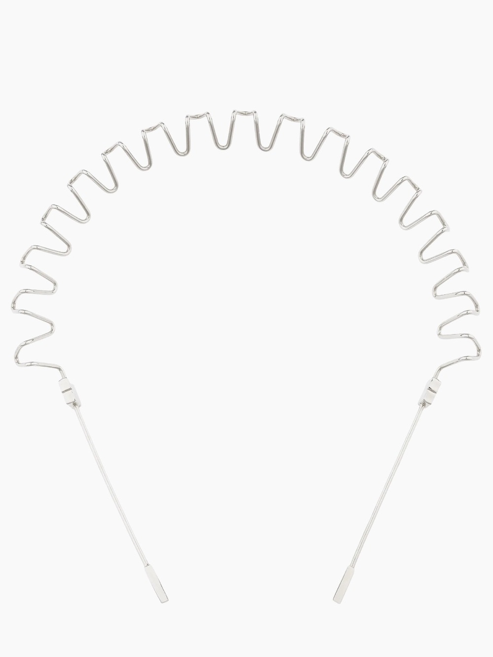 Givenchy Silver Show Zigzag Accent Headband - Picture 2 of 9